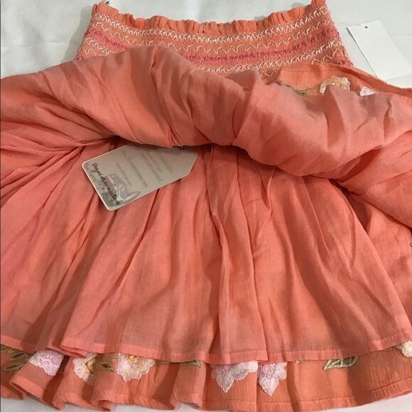 Rahi Cali Pleated Cupid Keepsake Gauze Mini Skirt NWT Sz S - Picture 7 of 12